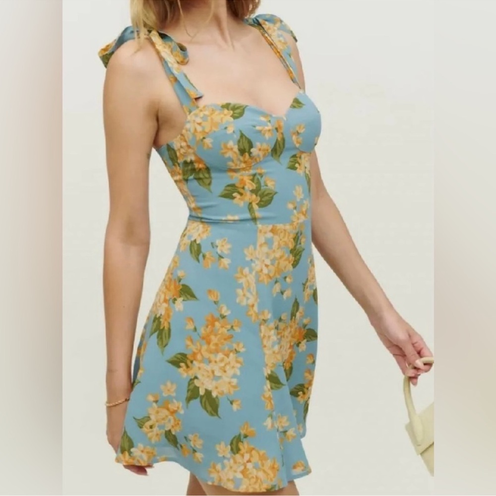 Reformation Niara Carmela Floral Print Dress NWOT